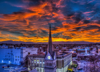 Seraph Sculpted Sunset Spiree By Terry Aldhizer